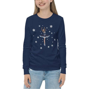 Snow Ballerina - Kids Long-Sleeved Tee