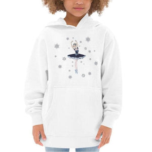 Snow Ballerina - Kids Fleece Hoodie