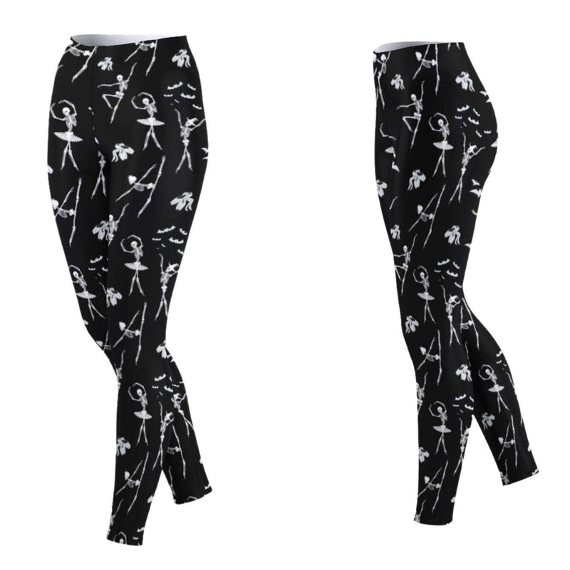 Dancing Skeletons - Halloween Youth Leggings