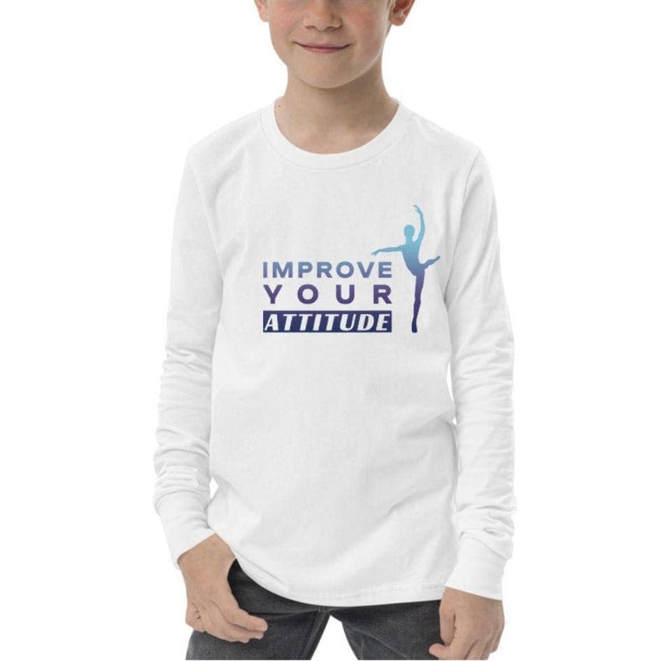 Improve Your Attitude (Male Dancer) - Kids Long-Sleeved Tee