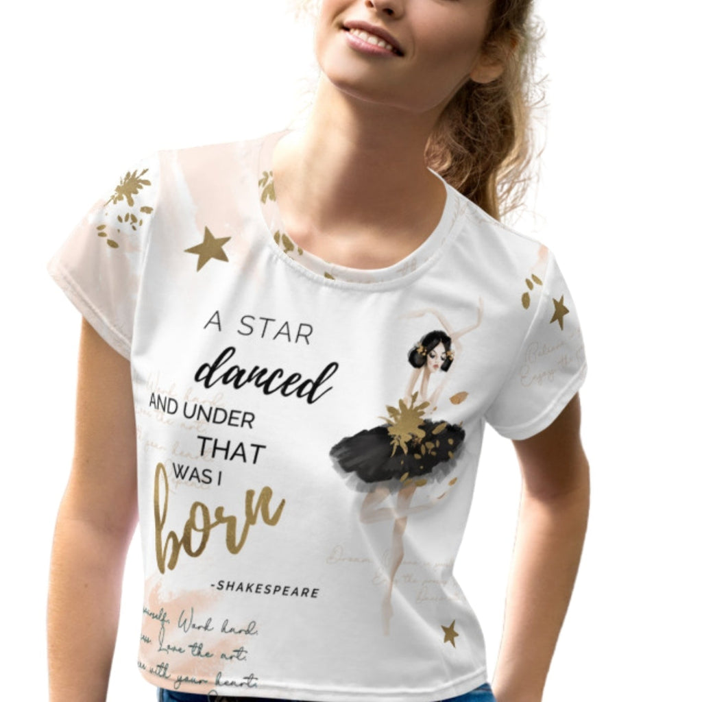 Women / Crop Tops XS A Star Danced - Crop Top