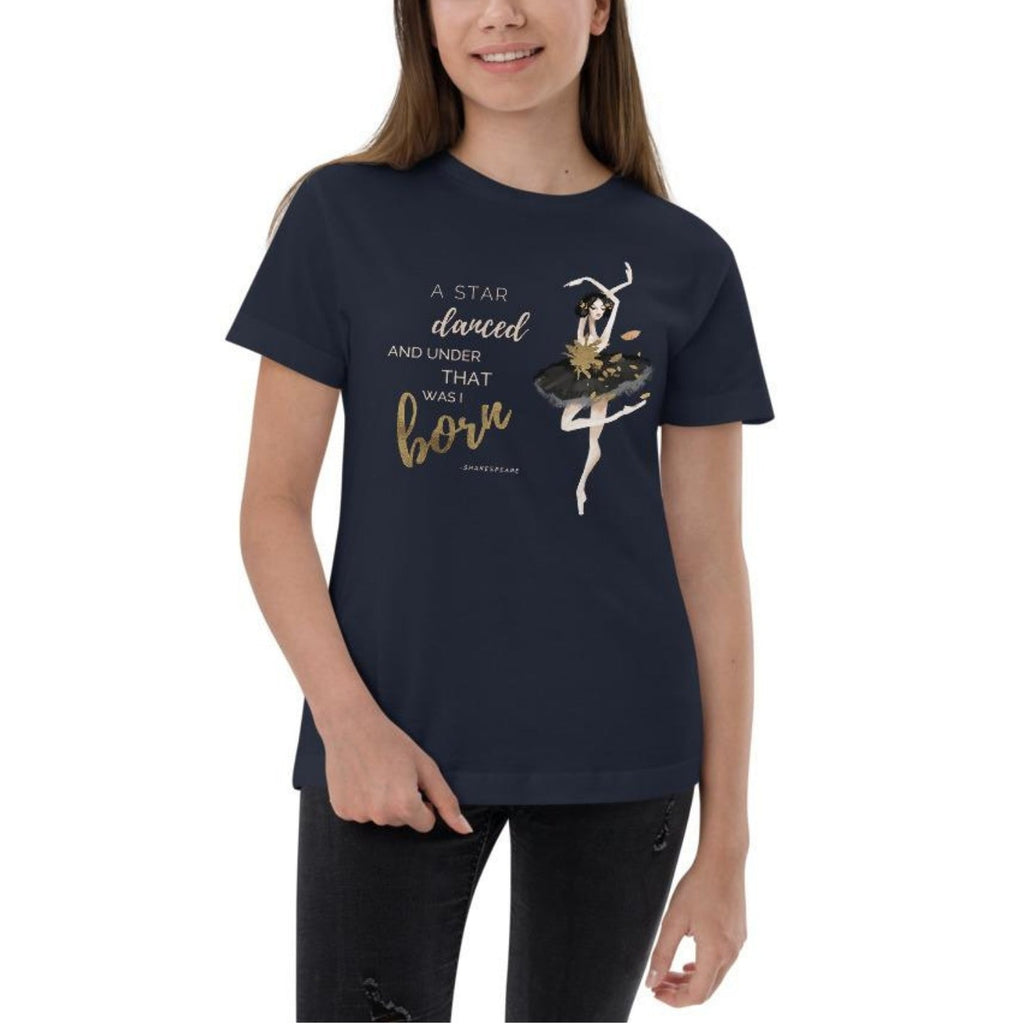 Kids / T-Shirts Navy / XS A Star Danced - Kids Jersey Tee