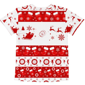 Santa's Favorite Dancer - Kids Mock Sweatshirt-Style Tee