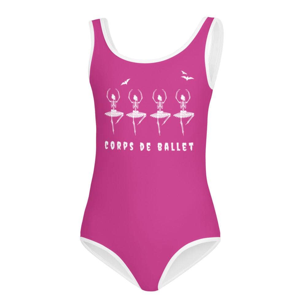 Corps de Ballet - Kids Halloween Leotard (Cerise) for Dancers