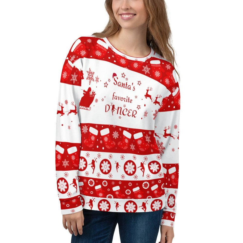 Santa's Favorite Dancer - Brushed Fleece Sweatshirt