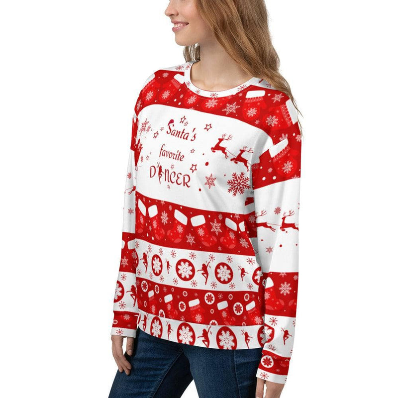 Santa's Favorite Dancer - Brushed Fleece Sweatshirt