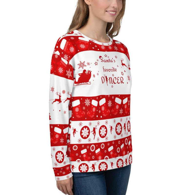 Santa's Favorite Dancer - Brushed Fleece Sweatshirt