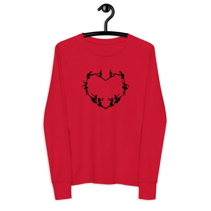 Kids / Long T-Shirts Red / S Dance has my Heart - Kids Long-Sleeved Tee