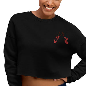 Women / Sweatshirts Dance On - Embroidered Cropped Sweatshirt