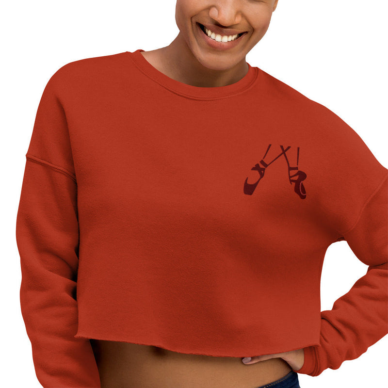 Women / Sweatshirts Dance On - Embroidered Cropped Sweatshirt