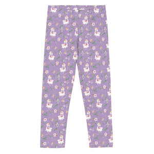 Activewear / K Leggings 2T Dancing Llama (Lilac) - Kids Leggings