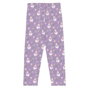 Activewear / K Leggings Dancing Llama (Lilac) - Kids Leggings