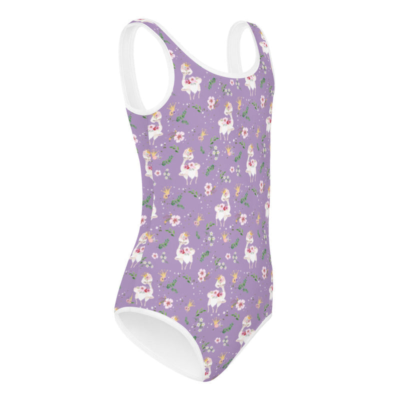 Activewear / K Leotard Dancing Llama (Lilac) - Kids Leotard