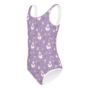 Activewear / K Leotard Dancing Llama (Lilac) - Kids Leotard