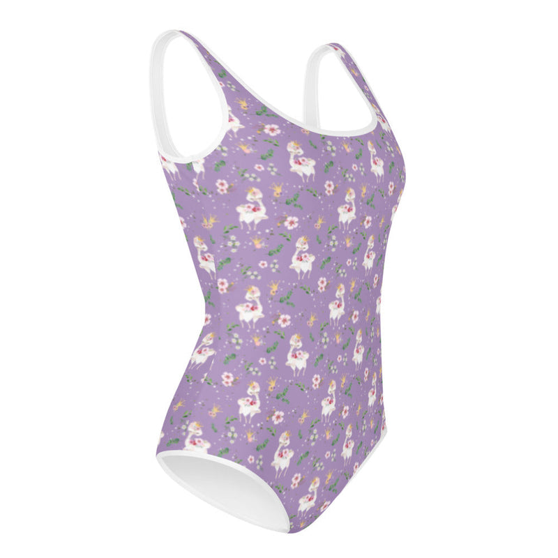 Activewear / YA Leotard Dancing Llama (Lilac) - Youth/Adult Leotard