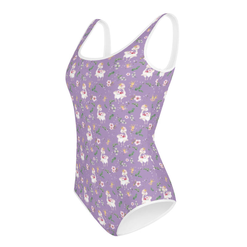 Activewear / YA Leotard Dancing Llama (Lilac) - Youth/Adult Leotard