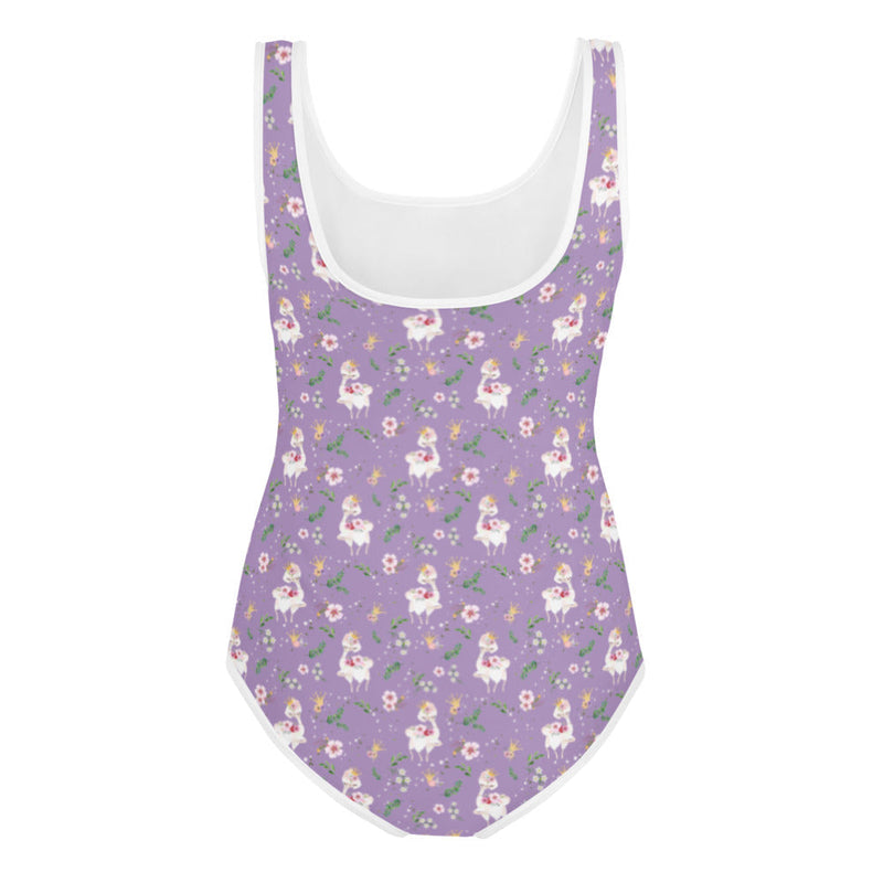 Activewear / YA Leotard Dancing Llama (Lilac) - Youth/Adult Leotard