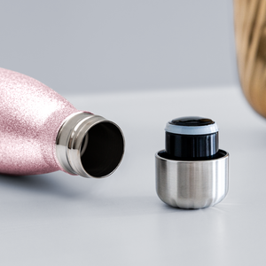 Gifts & Accessories / Water Bottles Glitter in my Veins (Pink Glitter Effect) - Insulated Stainless Steel Water Bottle