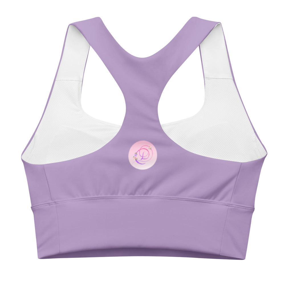 Activewear / Sport top Heather in Bloom - Compression Crop Top