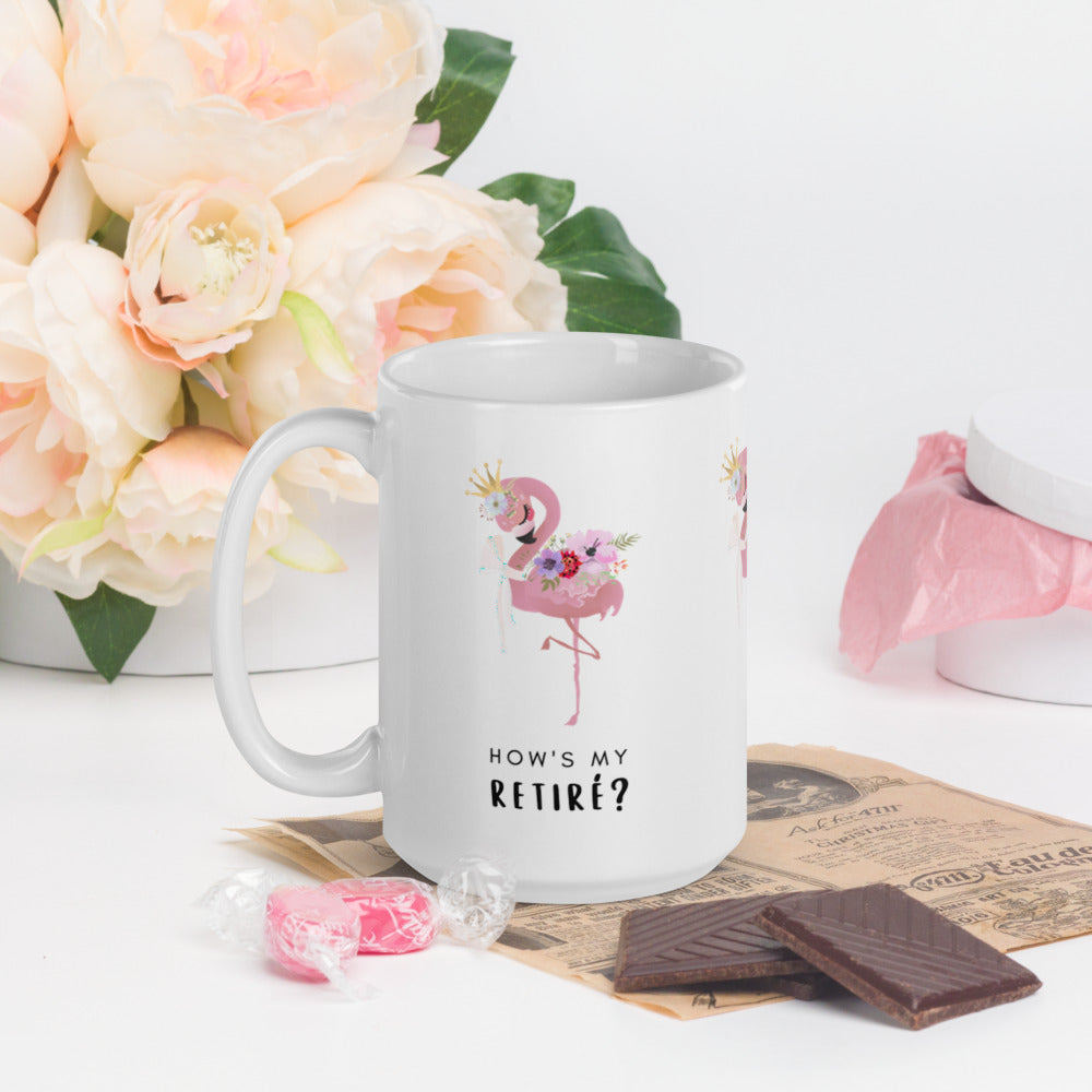 Gifts & Accessories / Mugs 15oz How's My Retiré? - Ceramic Mug