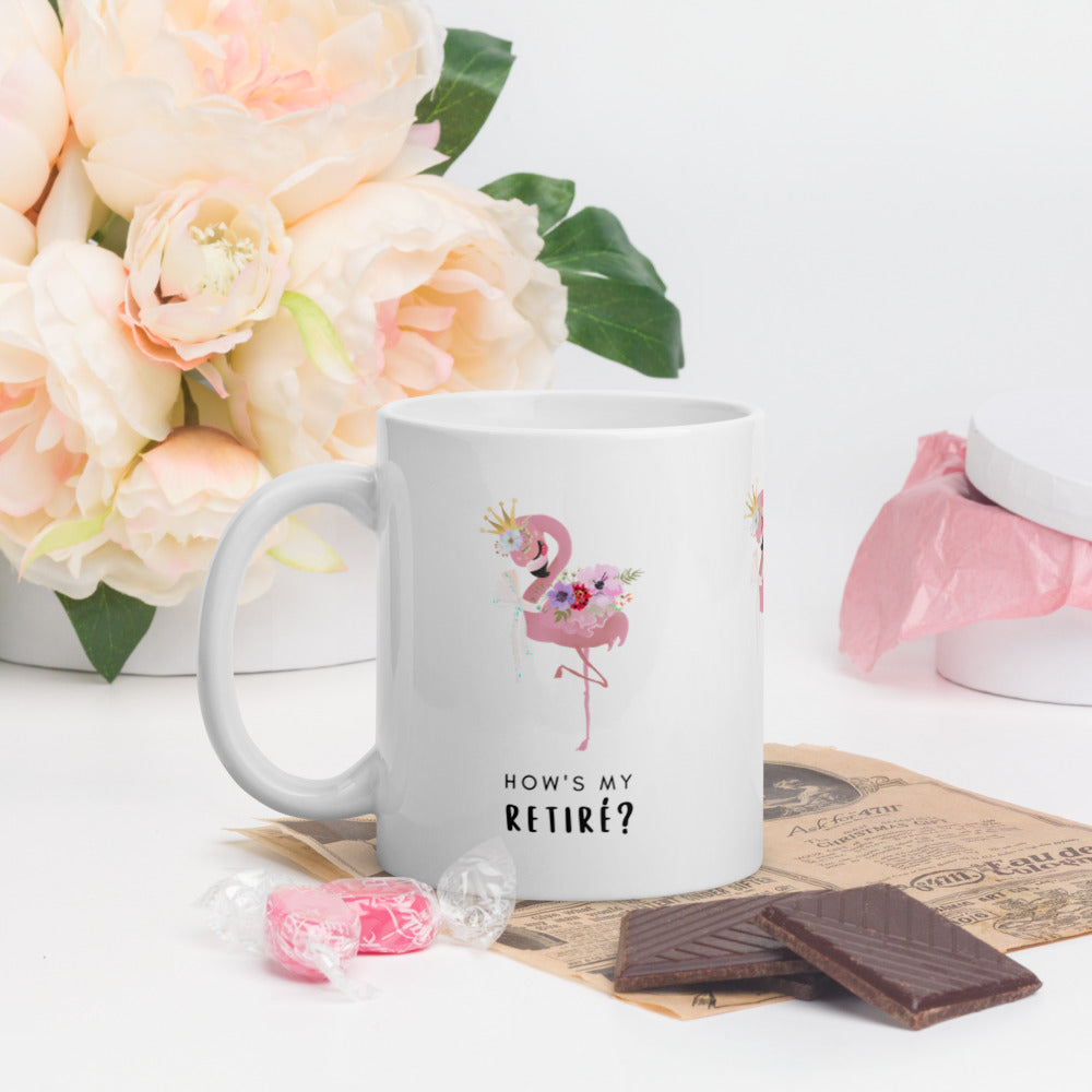 Gifts & Accessories / Mugs 11oz How's My Retiré? - Ceramic Mug