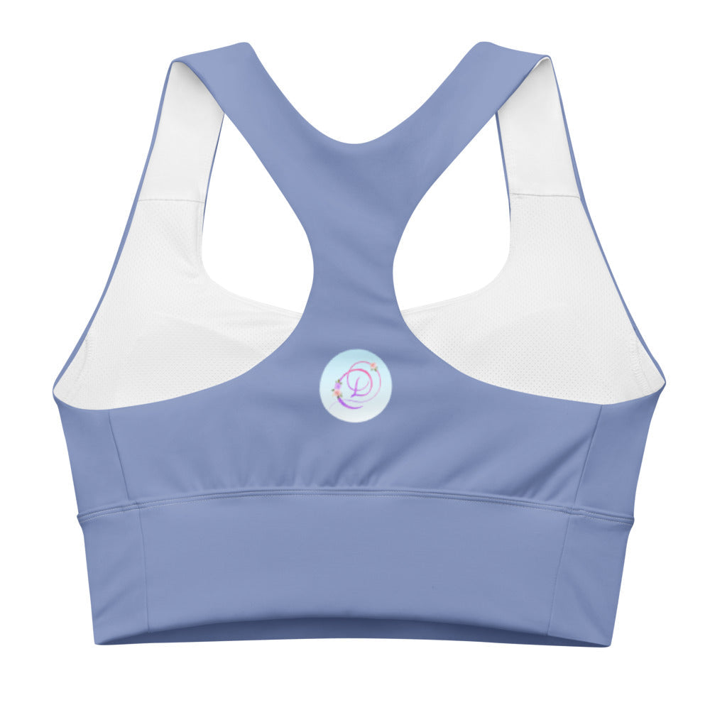 Activewear / Sport top Into the Blue - Compression Crop Top