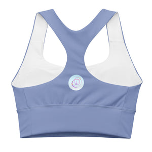 Activewear / Sport top Into the Blue - Compression Crop Top