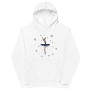 Snow Ballerina - Kids Fleece Hoodie