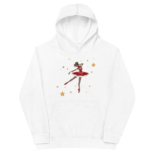 Santa Ballerina - Kids Fleece Hoodie