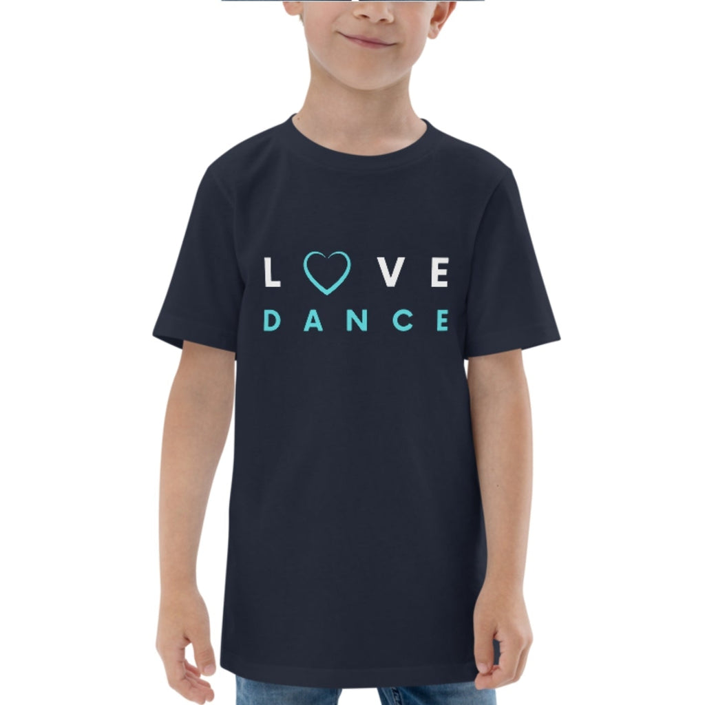 Kids / T-Shirts Love Dance (Blue) - Kids Jersey Tee