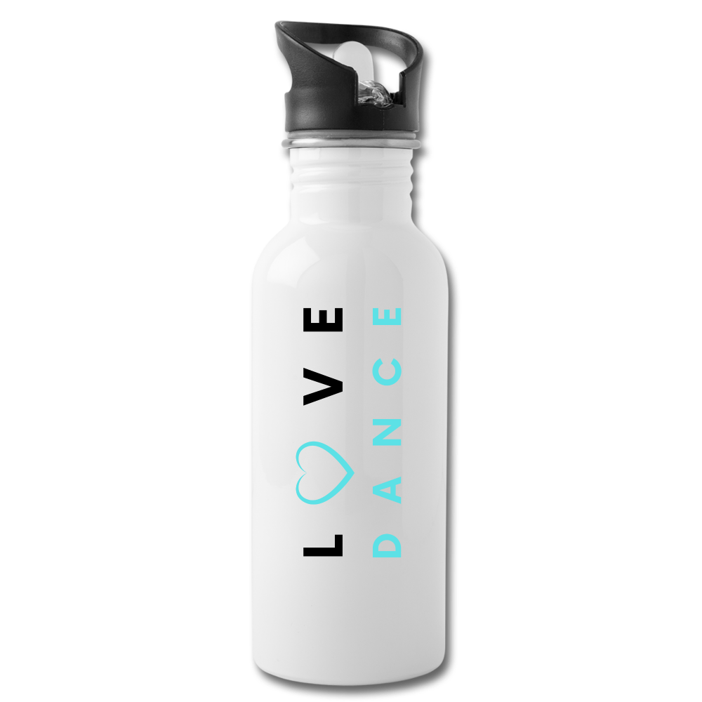 Gifts & Accessories / Water Bottles White Love Dance (Blue) - Stainless Steel Water Bottle