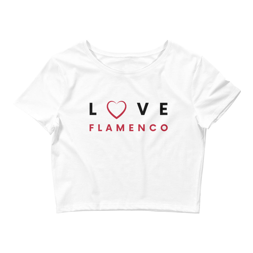 Women / Crop Tops White / XS/SM Love Flamenco - Crop Top