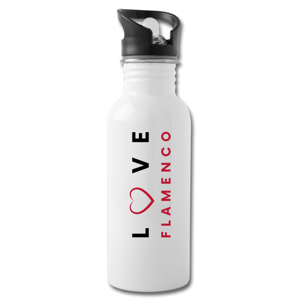 Gifts & Accessories / Water Bottles White Love Flamenco - Water Bottle