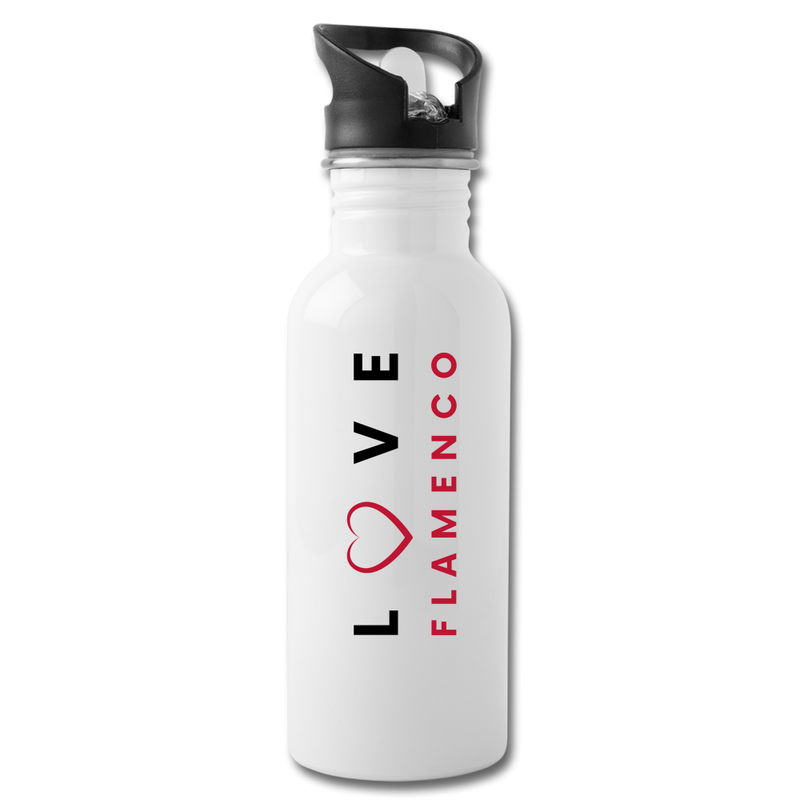 Gifts & Accessories / Water Bottles White Love Flamenco - Water Bottle