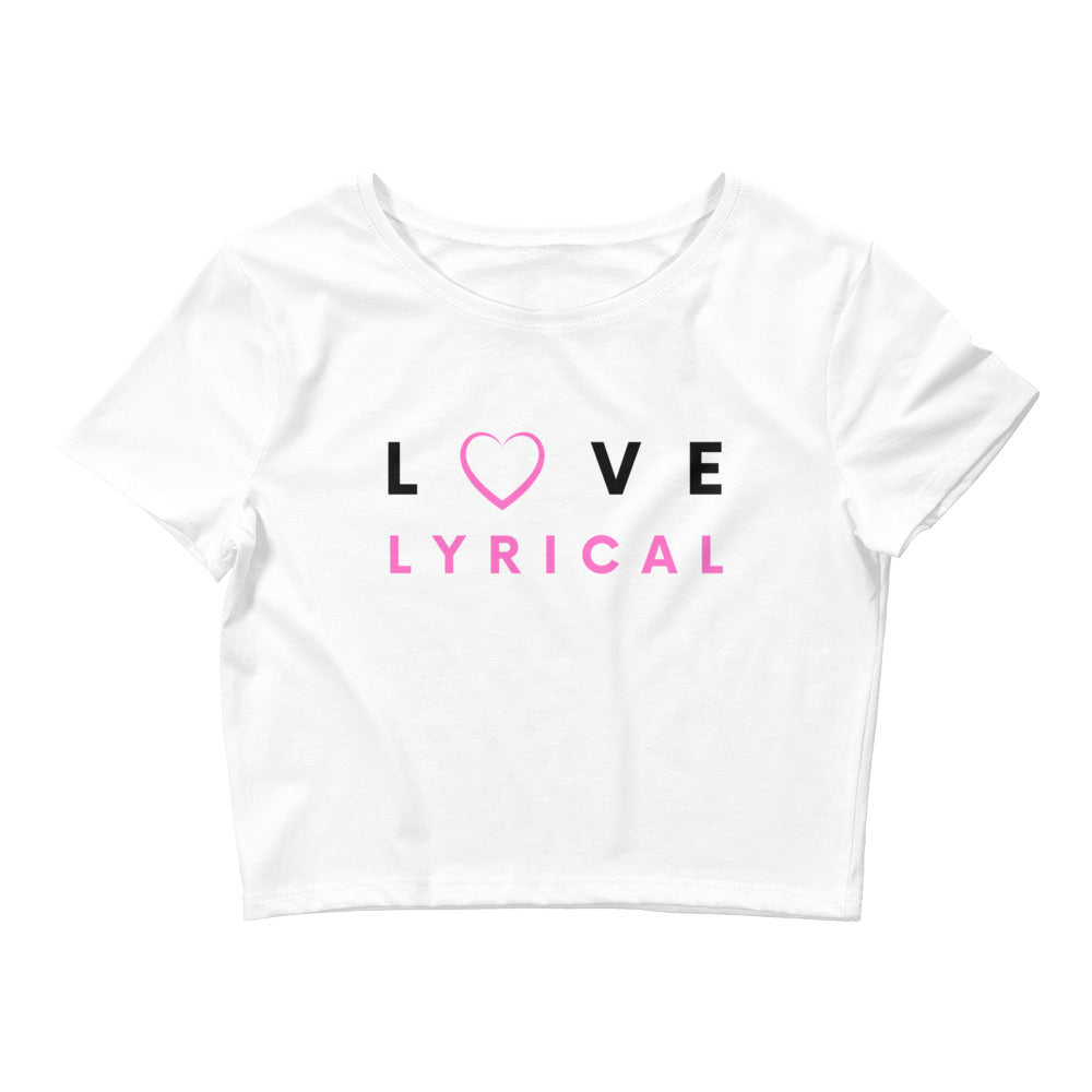 Women / Crop Tops White / XS/SM Love Lyrical - Crop Top