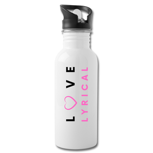Gifts & Accessories / Water Bottles White Love Lyrical - Water Bottle
