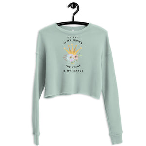 Women / Sweatshirts My Bun is My Crown - Cropped Fleece Sweatshirt