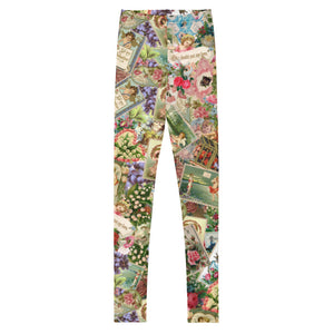 Activewear / YA Leggings 14 (11-12y) Nostalgia - Youth Leggings