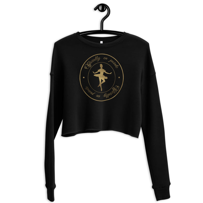 Women / Sweatshirts Officially en Pointe - Cropped Fleece Sweatshirt