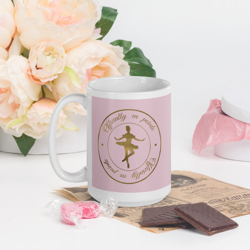 Gifts & Accessories / Mugs 15oz Officially en Pointe (pink) - Ceramic Mug