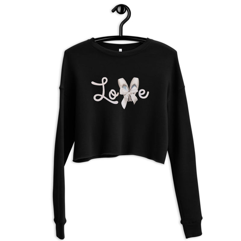 Women / Sweatshirts Black / S Pointe Love - Cropped Fleece Sweatshirt