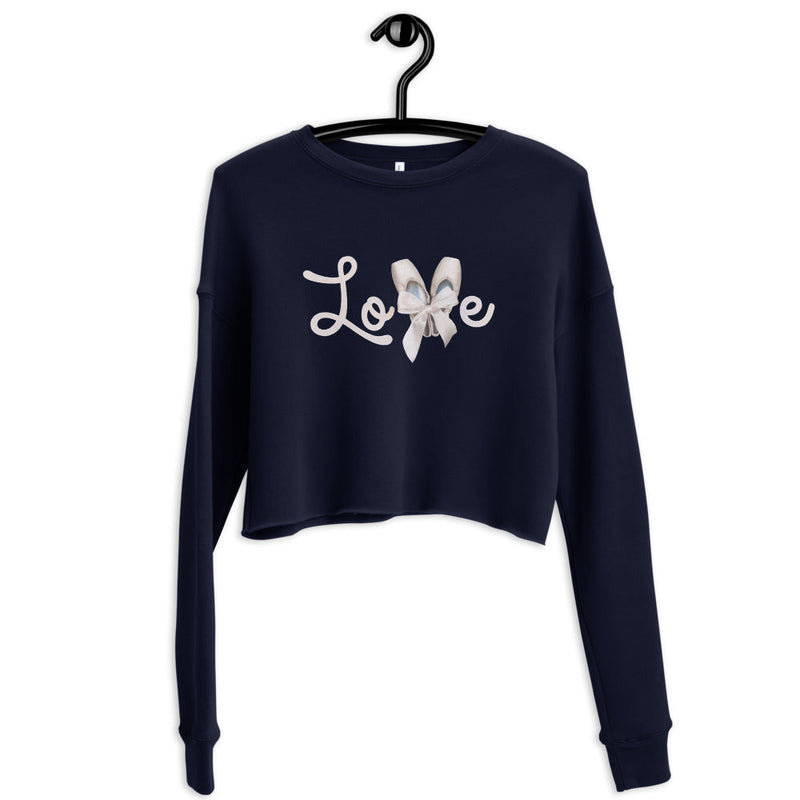 Women / Sweatshirts Navy / S Pointe Love - Cropped Fleece Sweatshirt