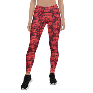 Activewear / YA Leggings Roses are Red - Adult Leggings