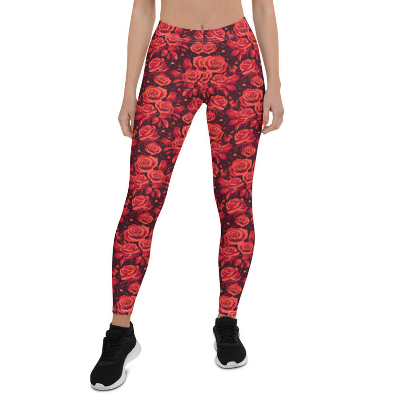 Activewear / YA Leggings Roses are Red - Adult Leggings