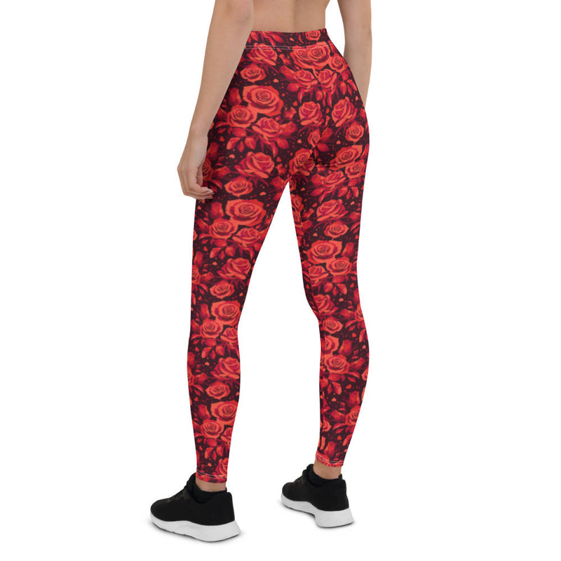 Activewear / YA Leggings Roses are Red - Adult Leggings