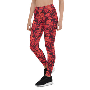 Activewear / YA Leggings Roses are Red - Adult Leggings