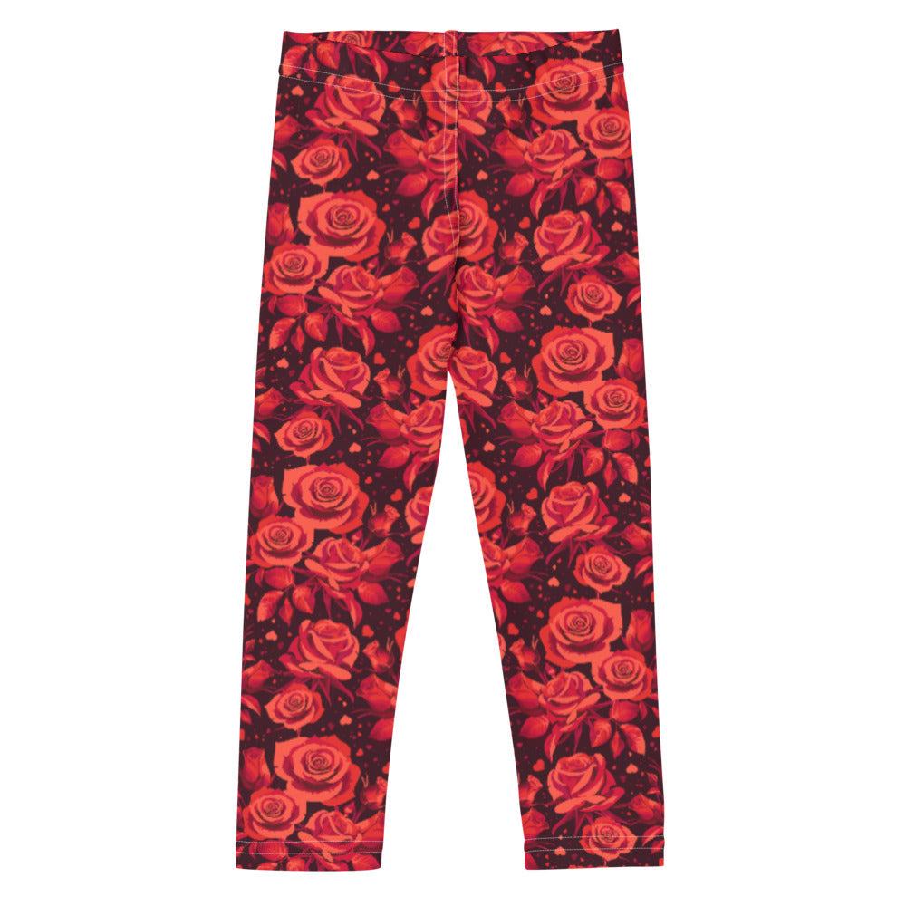 Activewear / K Leggings 2T (2-3y) Roses are Red - Kids Leggings