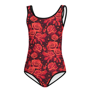 Activewear / K Leotard 2T (2-3y) Roses are Red - Kids Leotard