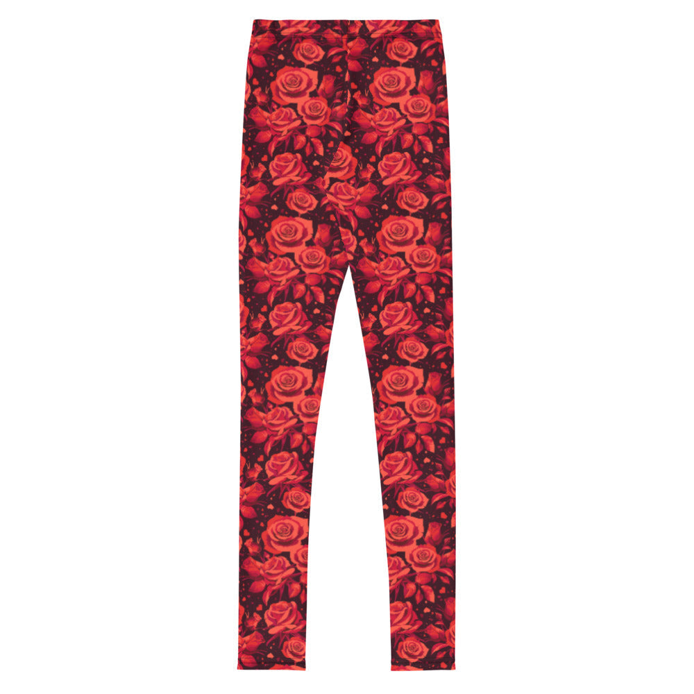 Activewear / YA Leggings Roses are Red - Youth Leggings