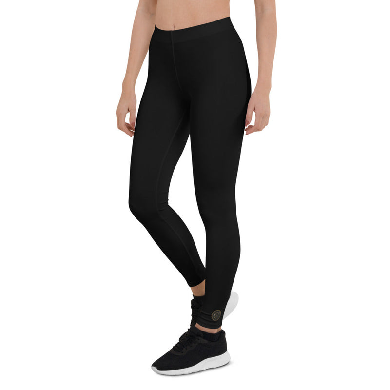 Activewear / YA Leggings Solid Black - Adult Leggings